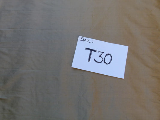 4.75Yx54"Wide Designer Bronze DUPIONI 100% Silk T30