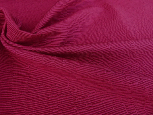 Scalamandre Casse Ottoman Ruby Dark Red Heavy Cotton MSRP USD 178/Yd