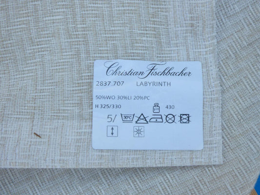 2 Berkbox49 Scalamandre Square Labyrinth Wool Sheer White MSRP USD 200+