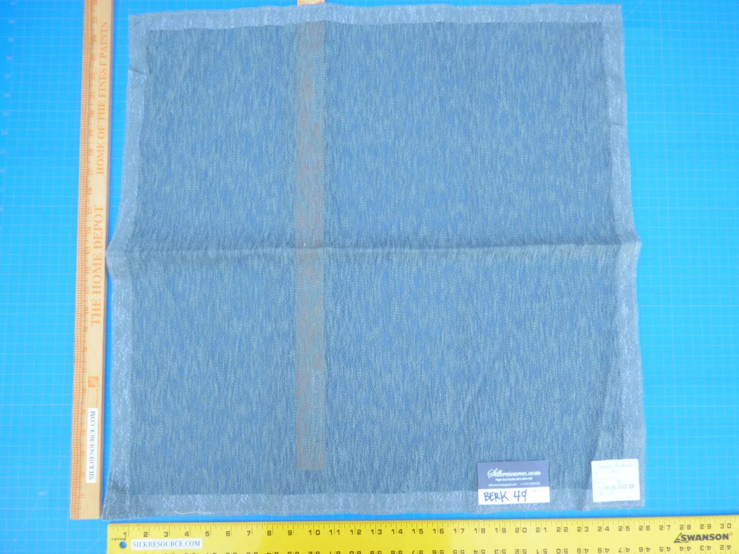 4 Berkbox49 Scalamandre Square Cenote Sheer Black MSRP USD 200+