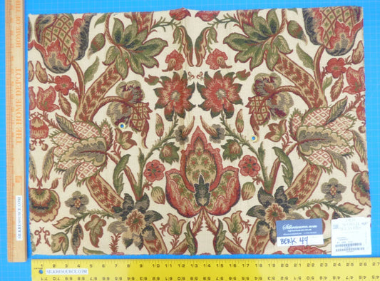 20 Berkbox49 Scalamandre Square Renaissance Tapestry Floral MSRP USD 200+