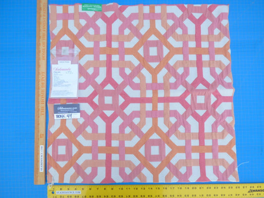 22 Berkbox49 Scalamandre Square Amazed Endless Summer Jacquard Hibiscus MSRP USD 200+