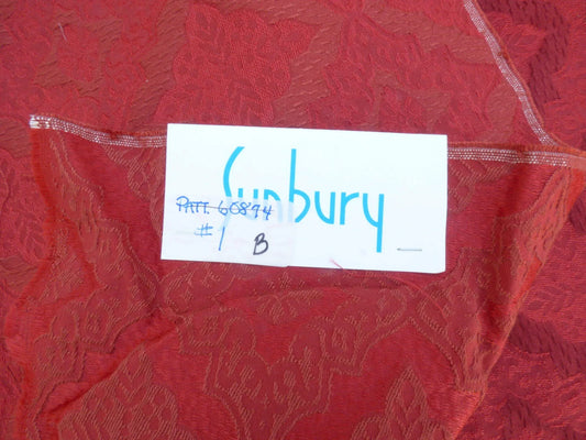 26a Berkbox49 Scalamandre Square Sunbury Damask Red MSRP USD 200+