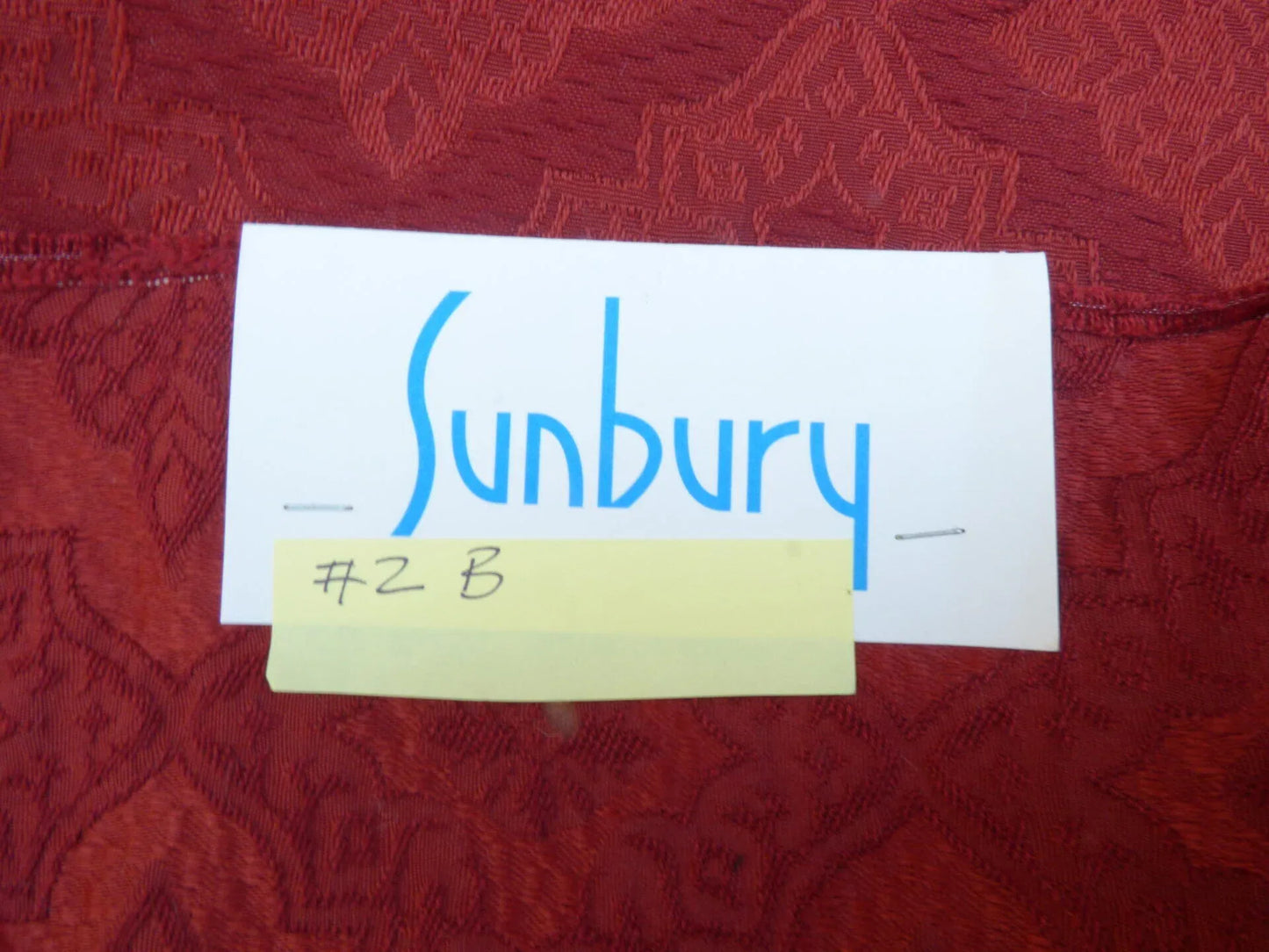 26b Berkbox49 Scalamandre Square Sunbury Damask Red MSRP USD 200+