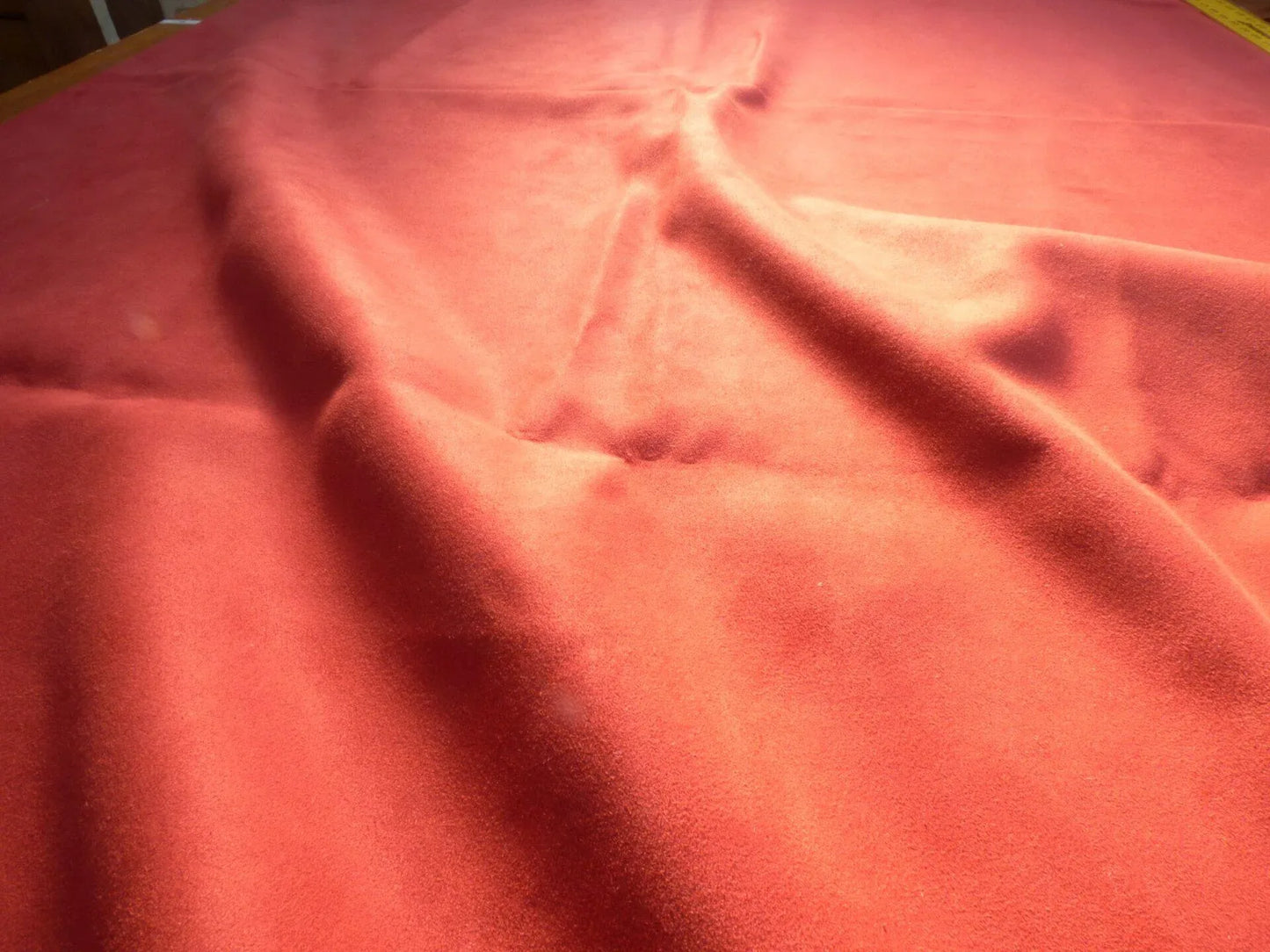 Scalamandre Daim Grenat Suede - Red Square