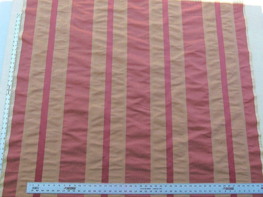 By Yard Montes Stripe Gw Rust (reversible) Scalamandre Grey Watkins MSRP USD 228/Y