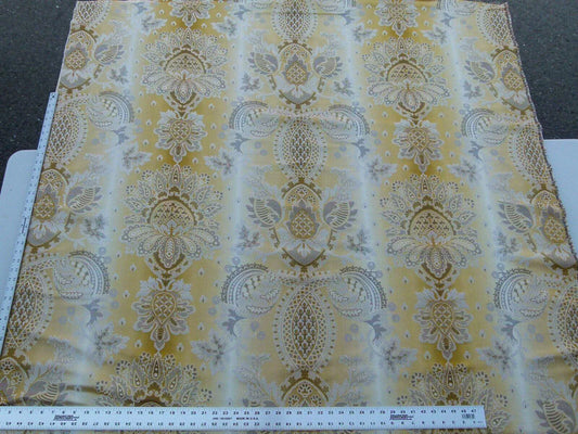 Scalamandre Teodora Ochre Gold Old World Weavers Silk Damask Renaissance ArtichokeTraditional Damask MSRP USD 338/Y