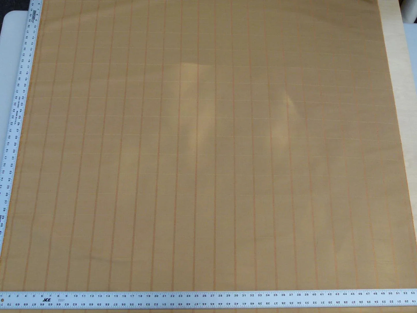 Scalamandre Jackson Square Copper Grey Watkins Silk Linen Plaid MSRP USD 112/Y