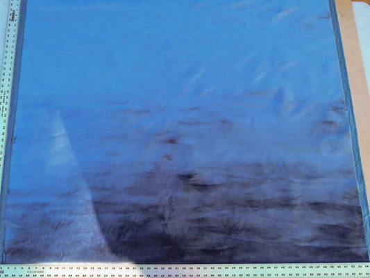 By Yard Scalamandre Canale Saphir Blue Sapphire Silk Velvet! MSRP USD 1432/Y Fr France Old World Weavers