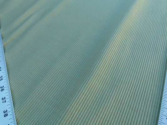 By Yard Scalamandre Oakley Tan Striae On Sage Old World Weavers MSRP USD 264/Y