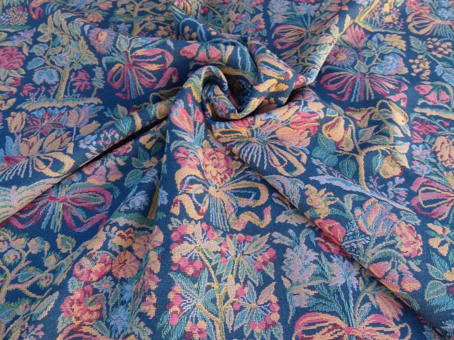 By Yard Scalamandre Riquardi Drk Multi Colors Old World Weavers Pear Tree Tapestry MSRP USD 256/Y