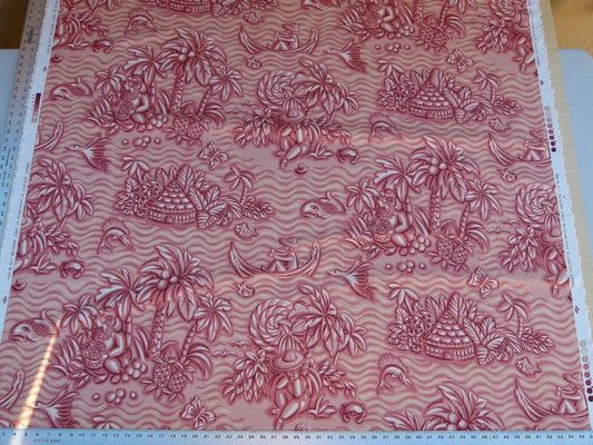 1.625y Scalamandre Sweet Leilani Rose Grey Watkins MSRP USD 96/Y