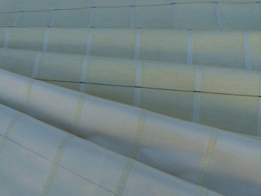 Scalamandre Jackson Square Cream Watkins Silk Linen Plaid MSRP USD 112/Y