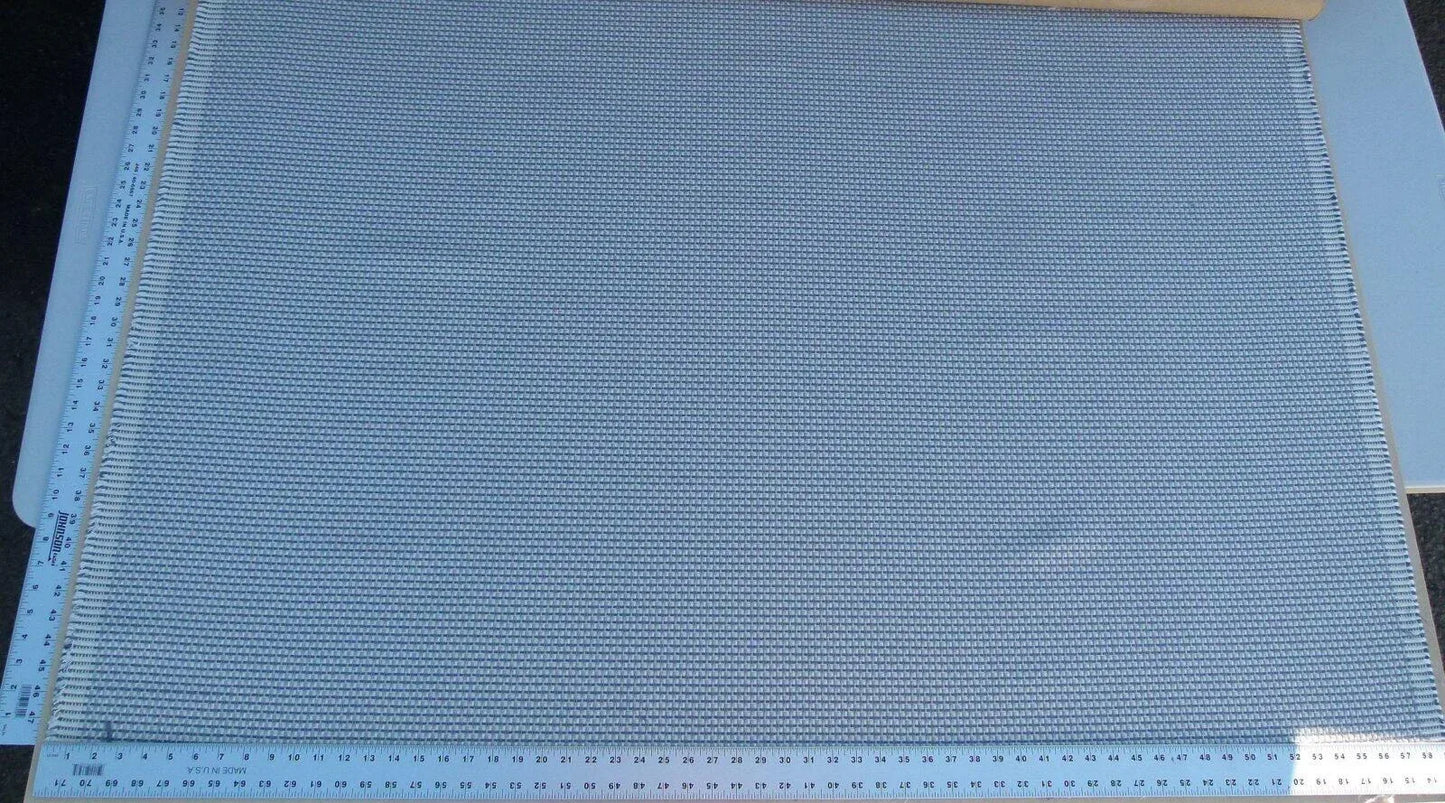 1.3Y Scalamandre Maia Grey Watkins Pewter Silver Blue Chenille MSRP USD 178/yard (Defects)