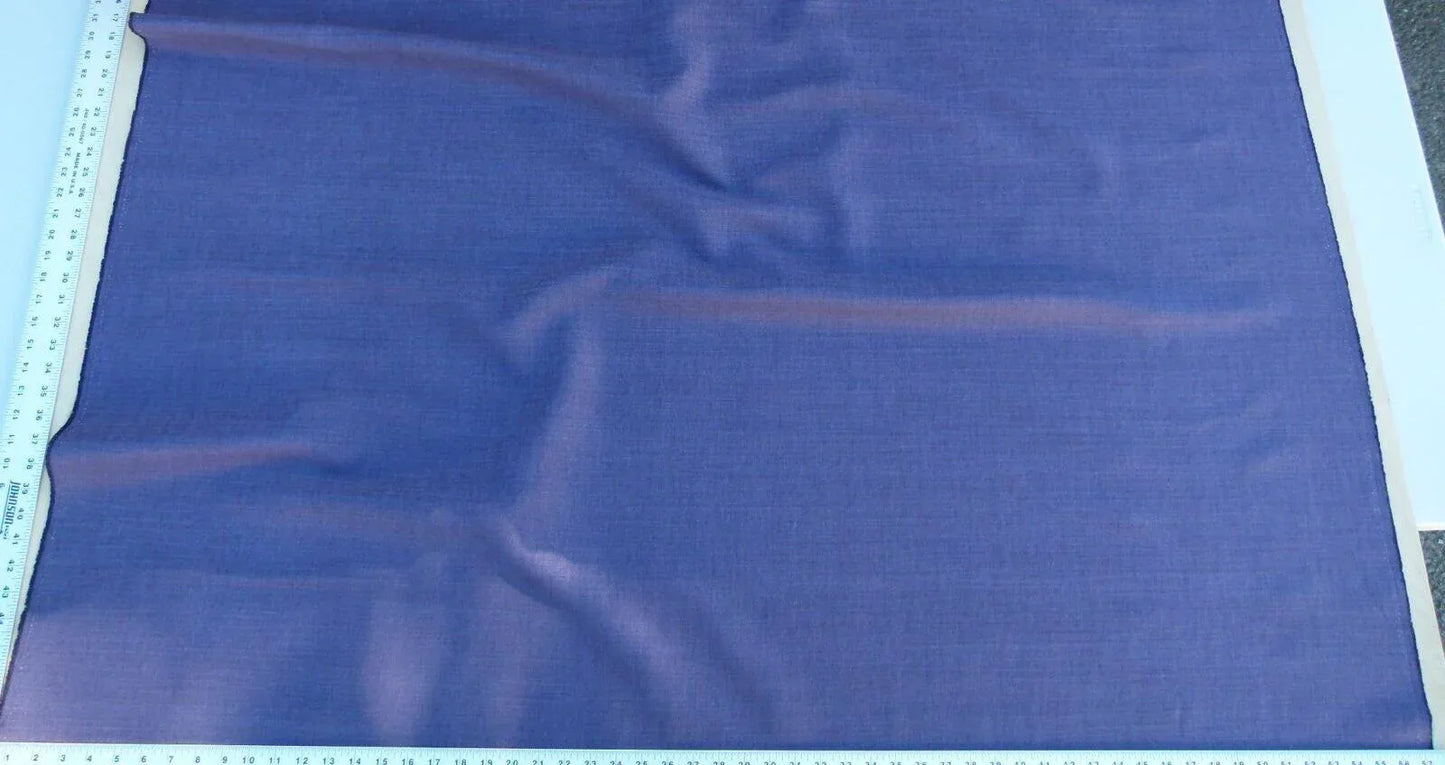 Scalamandre Caleido Viola Scuro Deep Purple Cotton Linen Old World Weavers Heavy MSRP USD 120/y