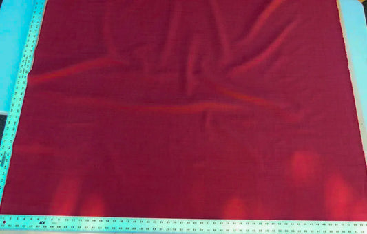Scalamandre Caleido Rosso Red Cotton Linen Old World Weavers Heavy MSRP USD 120/y