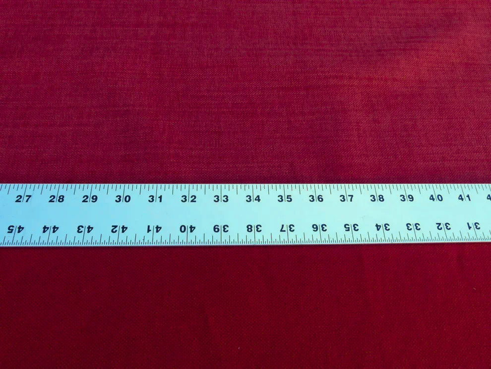 Scalamandre Caleido Rosso Red Cotton Linen Old World Weavers Heavy MSRP USD 120/y