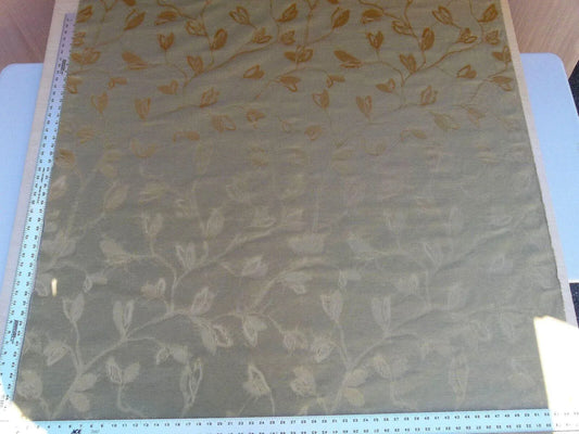 By Yard Scalamandre Gw Maharajah Musket Brown Pink Peach Silk Linen Damask Reversible MSRP USD 348/Y