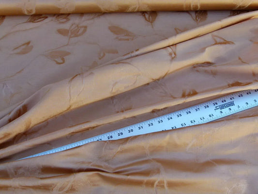 By Yard Scalamandre Gw Maharajah Apricot Pink Peach Silk Linen Damask Reversible MSRP USD 348/Y