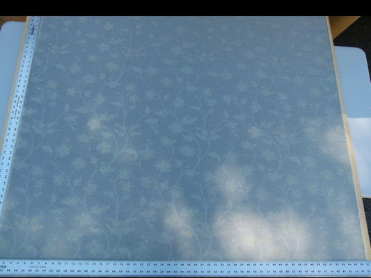 Scalamandre Serene Semi Sheer Silk Pale Sky Blue Cream Silk Organza Old World Weavers MSRP USD 168/y