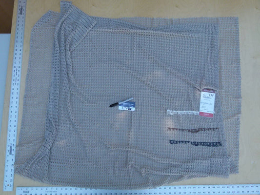 17 Ev6 2.4y Scalamandre Showroom Length Saru Khaki Open Weave Sheer MSRP USD 104/Y