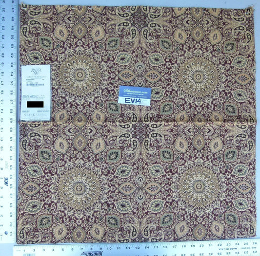 36 Ev14 Scalamandre Sample Square Bessarabia Clove