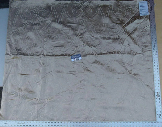 16 Ev17 Scalamandre Sample Square Supreme Champagne Beige