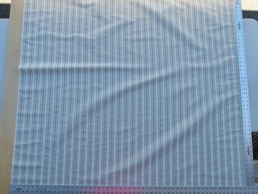 by yard Scalamandre Helsey Blue Haze Linen Silk Iridescent Stripe MSRP USD 296/Y