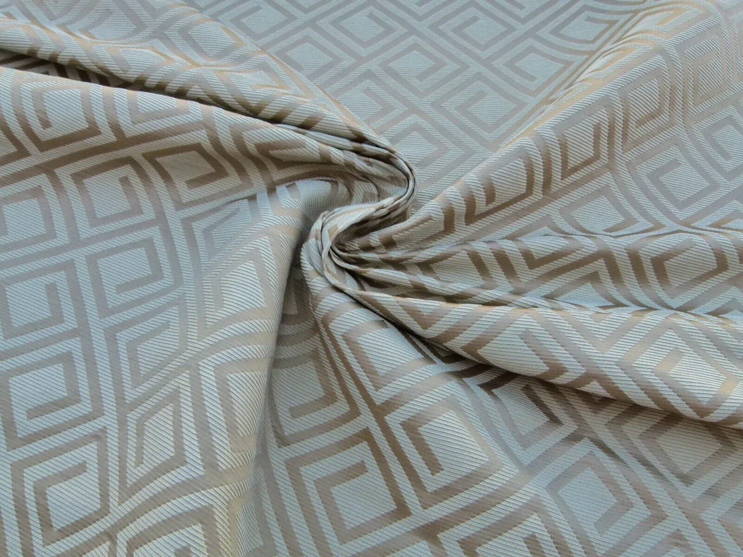 Scalamandre Eames Taupe Tan Gold Coffee Silk Woven Diamond Chenille Old World Weavers MSRP USD 280/Y