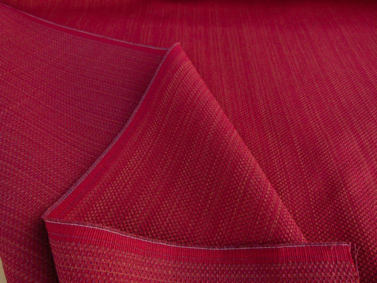 by yard Scalamandre Tropez Rhubarb Red Solid Texture Heavy MSRP USD 198/y