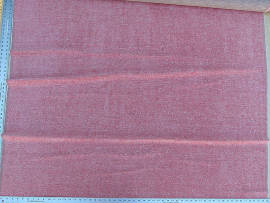 Scalamandre Thomas Coral Linen Chenille Viscose, Polycotton Pink MSRP USD 192/y