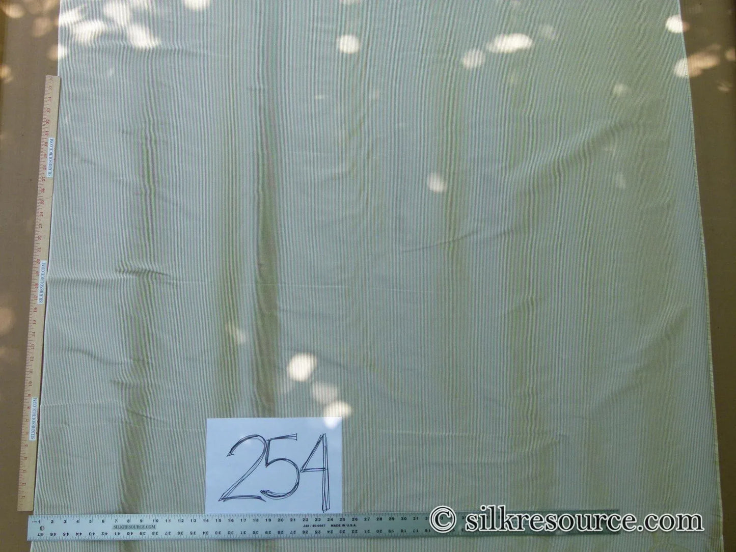 By Yard CORAGGIO Brown Espresso Cream Silk Taffeta Heavy Stripe Reversible MSRP USD 300+/Y