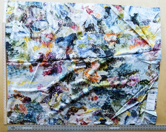 Scalamandre Oeuvre Linen - Blue Multi