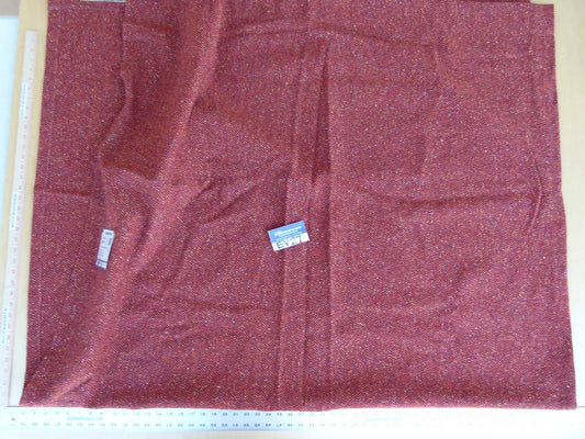 16 EV27 2.3yd x 51"wide Scalamandre CARNIVAL Red Chevron Small Scale MSRP USD286/yd