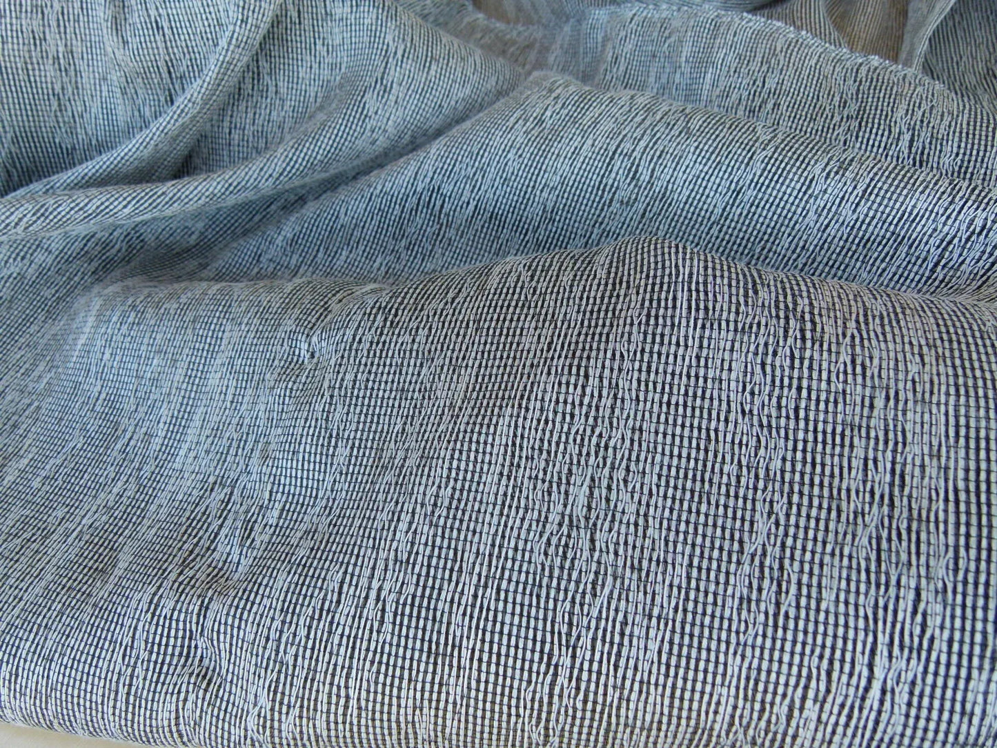 20 EV27 2.1yd x 46" Wide Scalamandre Untitled Sheer Charcoal Abstract Texture MSRP USD 392/y