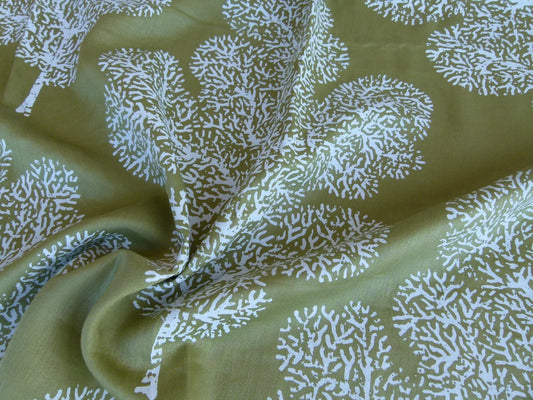 Scalamandre Bay Coral - Green White Coral