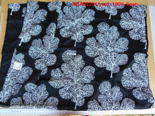 Scalamandre Bay Coral - Black White Coral