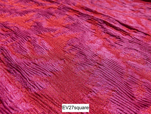 Scalamandre LELIEVRE Paris Auguste Framboise Solid Red - 22"x26" Square