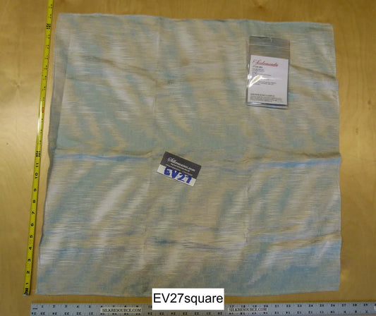 Scalamandre Safari Weave Mineral Animal Skin Jacquard Blue - Square