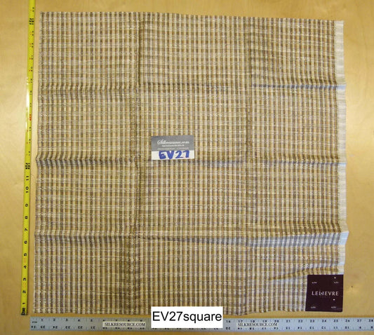 Scalamandre Lelievre Canuculle - Paille Outdoor Yellow Small Scale - Square