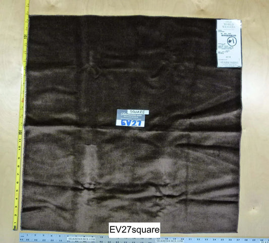 Scalamandre Old World Weavers Sable Espresso Mohair Black - Square