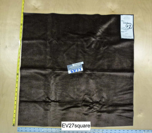 Scalamandre Old World Weavers Sable Espresso Mohair Black - Square