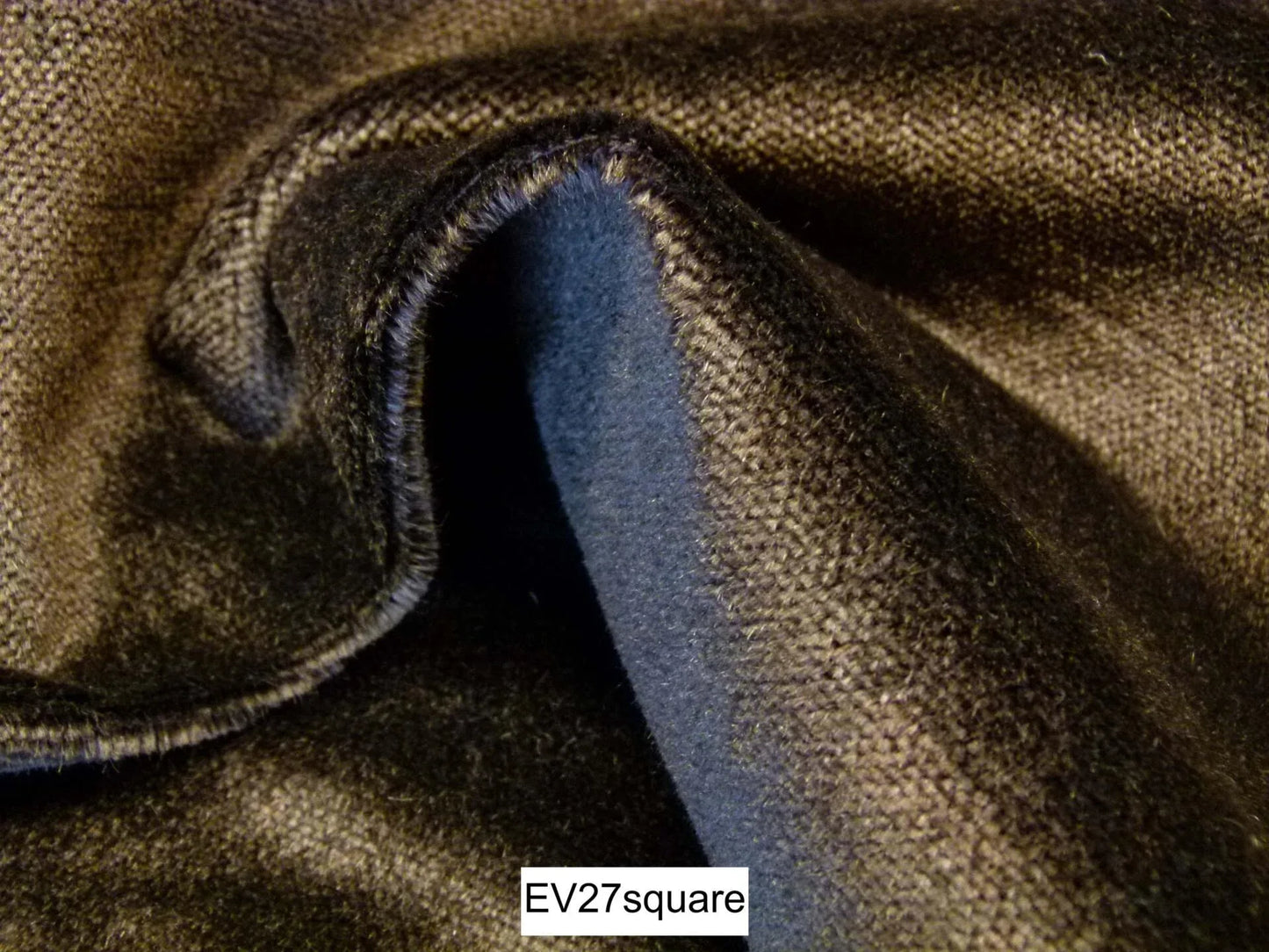 Scalamandre Old World Weavers Sable Espresso Mohair Black - Square