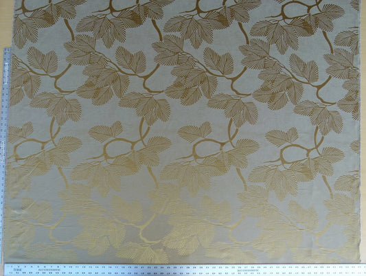 by yd Kravet Prunus Gilt Leaves Chinoiserie Japanese Penzai Penjing Pine Tree Plum 24K Gold MSRP USD 177/y