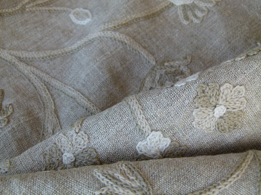 Kravet Couture Hand Crewel Wool Linen Palampore 30602.16 MSRP USD 298/Y
