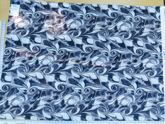 Scalamandre Length Jean Paul Gaultier 1.2Y Vogue Sable Print Black Abstract MSRP USD 400+/y