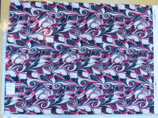 Scalamandre Length Jean Paul Gaultier 1.2Y Vogue Laque Print Pink Abstract MSRP USD 400+/y