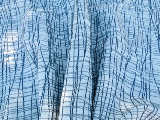 Scalamandre Length 2.4y Grey Watkins Guiford Graphite Gray White Embroidery MSRP USD 328/yard