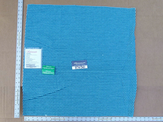 12 EV30 Square Scalamandre Corsica Weave Turquoise Blue Jacquard Outdoor Polyolefin MSRP USD274/y