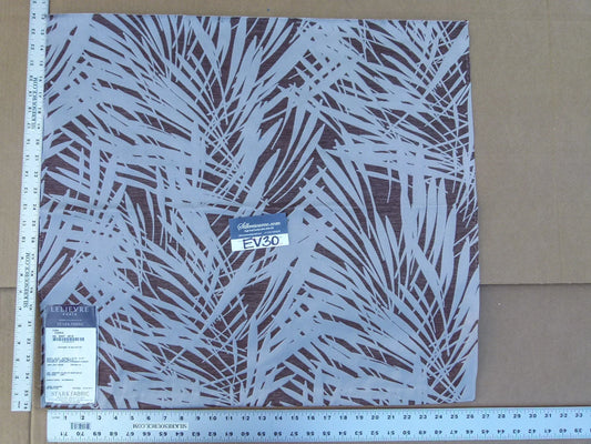 19 EV30 Scalamandre by Lelievre Cuba Ecorce Tropical Brown White Botanical Foliage MSRP USD556/y